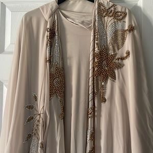 Eid Abaya // Rhinestone Hooded Abaya